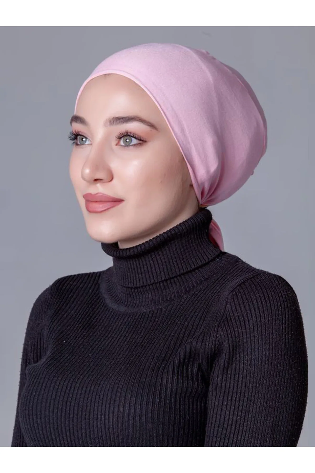 Pembe Likralı Kaymayan Bone