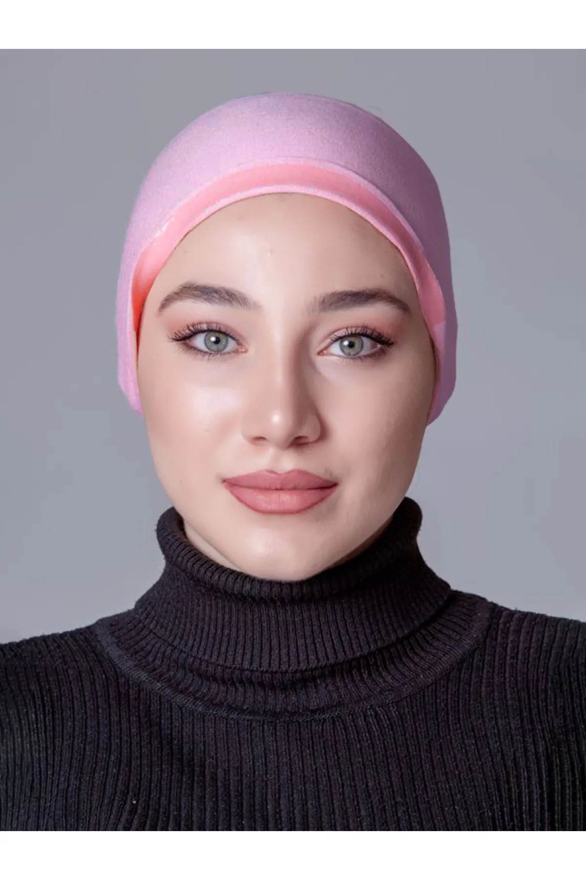 Pembe Likralı Kaymayan Bone