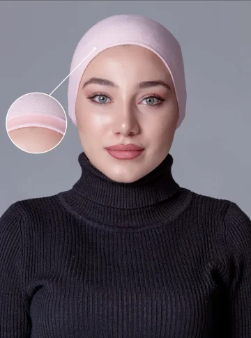 Pudra Dikişsiz Kaymayan Bone (Likralı) küçük görüntüsü